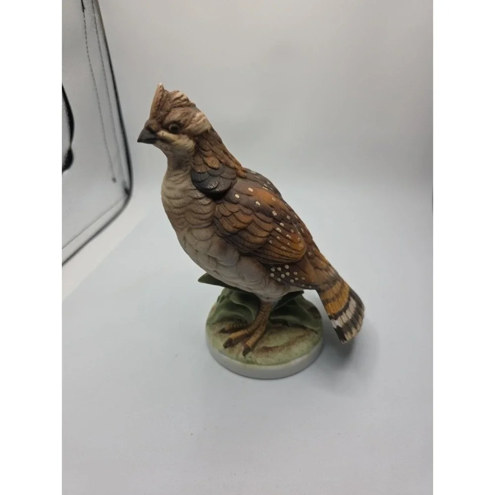 Ruffed Grouse Bird Porcelain Vintage Napco Figurine Limited Edition Series C-672